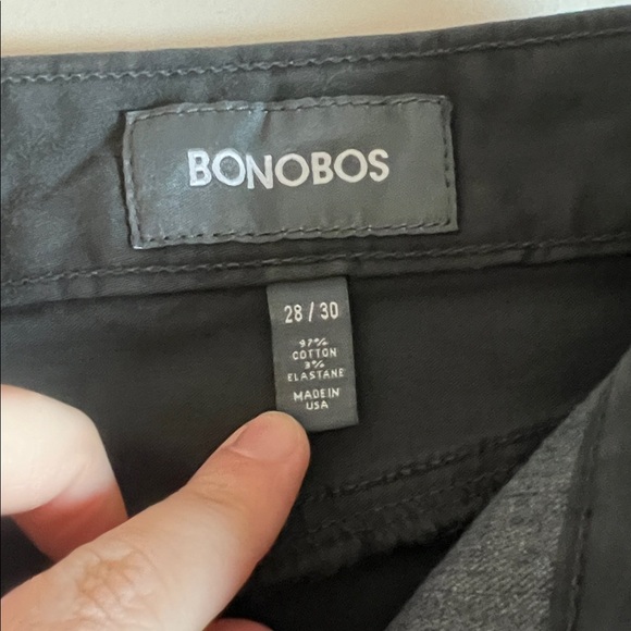 Bonobos Straight Leg Dark Gray Pant Size 28 - Picture 5 of 7